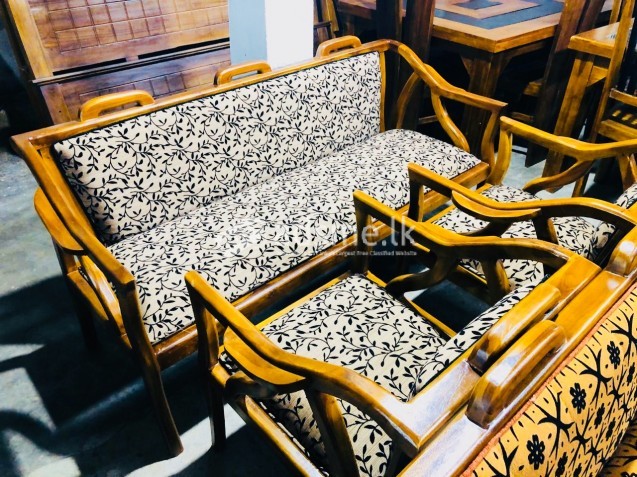 Teak 311 sofa set with stool
