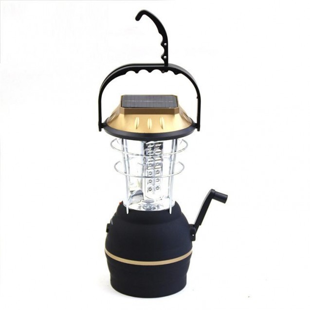 63 LED Rechargeable Solar Camping Lantern Emergency Light