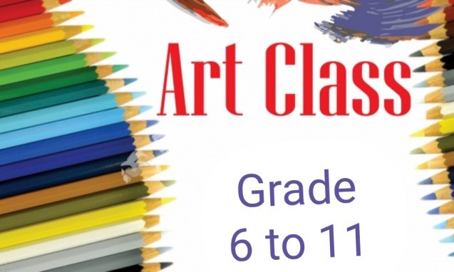 Art class for grade 6 to 11