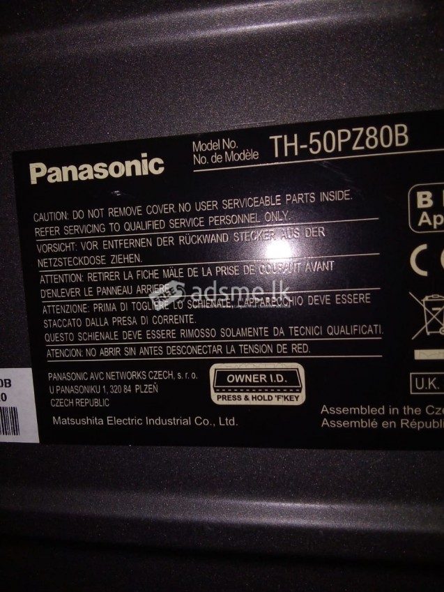 Panasonic Viera TH-50PZ80B LCD TV