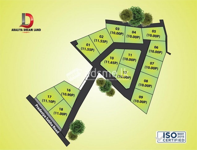 Thalagaha Araliya Land for Sale (LOT-8)