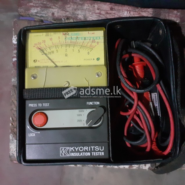 MEGAR TESTER (INSULATION TESTER) KYORITSU JAPAN