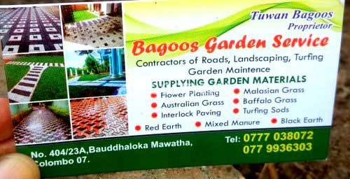Bagoos Landscaping & Garden Service