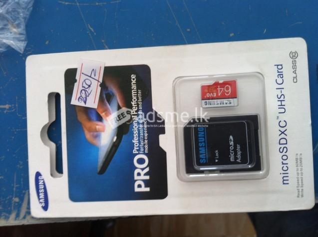 64GB Samsung Micro Memory Card