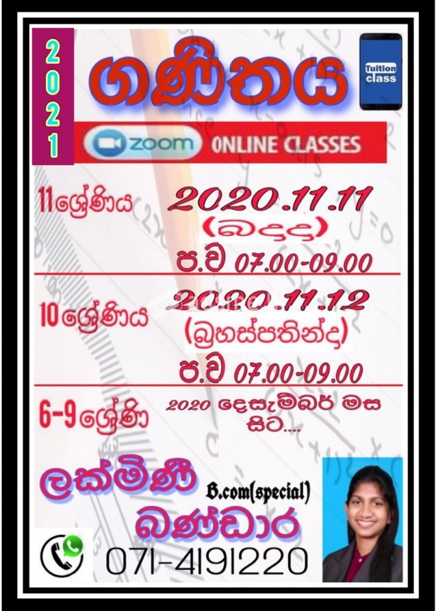 Online mathematics classes