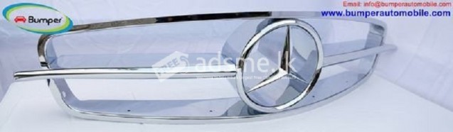 Mercedes 190 SL Roadster front grille 1955-1963 Stainless steel Polished