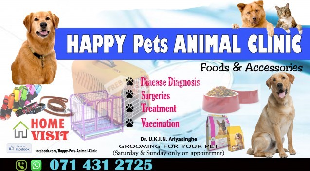Happypets Animal Clinic Dehiwala