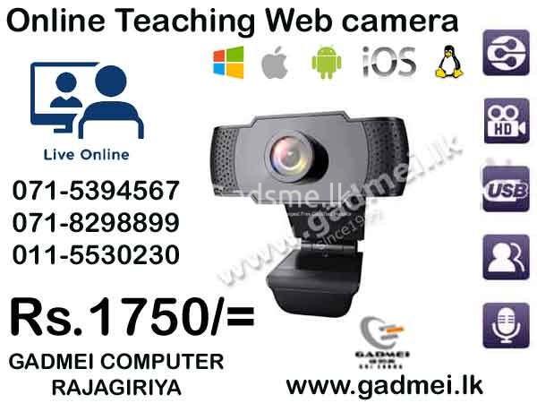 WEB CAMARA -USB W702 Webcam Computer Camera Built-in Microphone 720P Quality (6m)