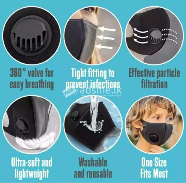 Fashion Mask with Respirator