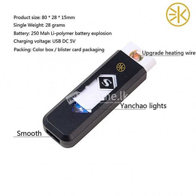 Rechageble usb zigarate liters
