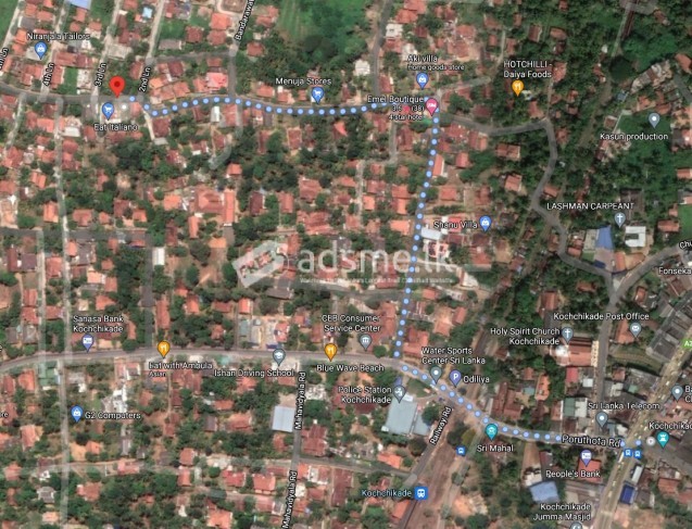 කොච්චික‍ෙඩ් නගරයෙන් පර්. 8 අගනා බිම් කොටසක්