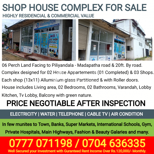 House for sale (SHOP HOUSE)
