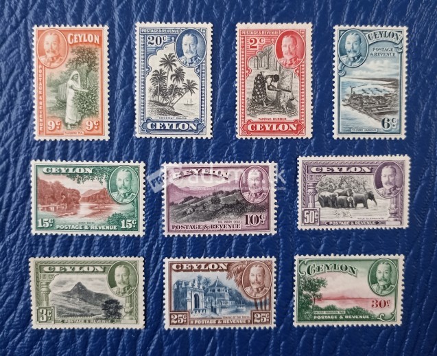 King George Era Ceylon Sramps