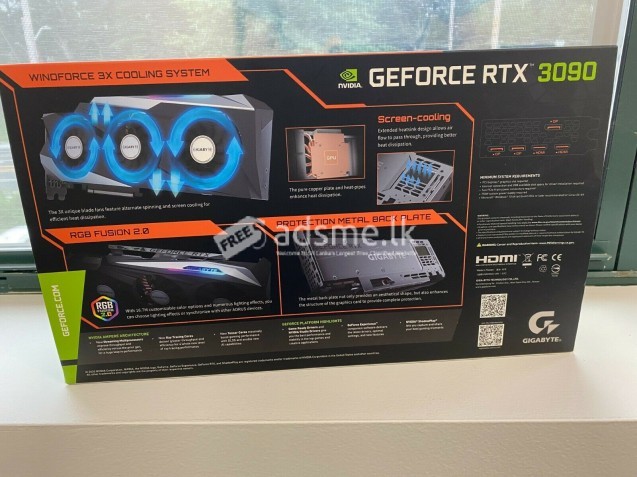 Gigabyte GeForce RTX3090 GAMING OC 24GB GDDR6X GV-  N3090GAMING