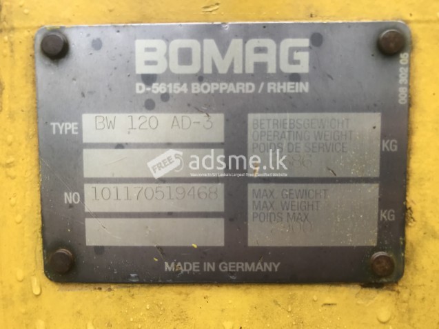 Bomag 4ton roller