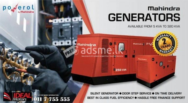 mahindra generators for sale