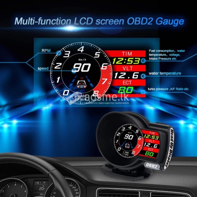 OBD Head-Up Digital Speed Hud Display with OBD computer diagnostic function