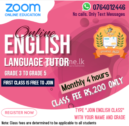 English Online Class | Grade 3 - Grade 5