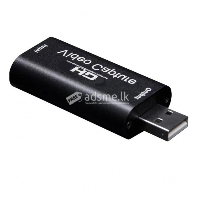 AIXXCO 4K Video USB capture HDMI card Video Grabber Record Box for PS4 DVD Camcorder Camera Recording Live Streaming