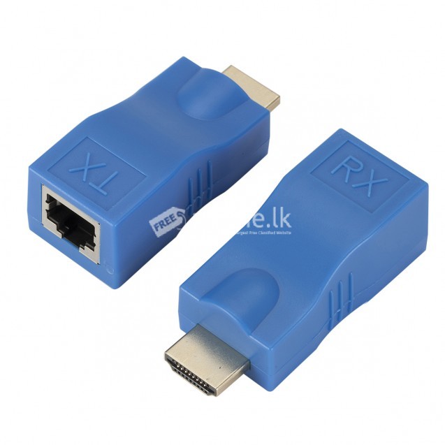 1 Pair 4K HDMI Extender Mini RJ45 Ports to 30m HDMI Extension CAT 5e / 6 STP LAN Ethernet Cable Converter for HDTV HDPC