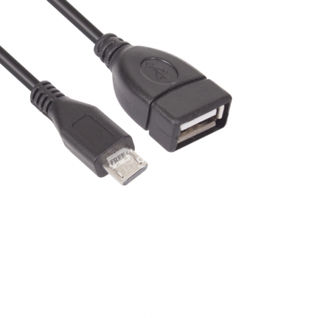 USB Female to Micro USB 5 Pin Male Adapter Host Cable OTG For Camera for Mobile Cell Phone for Mp3 Tablet PC