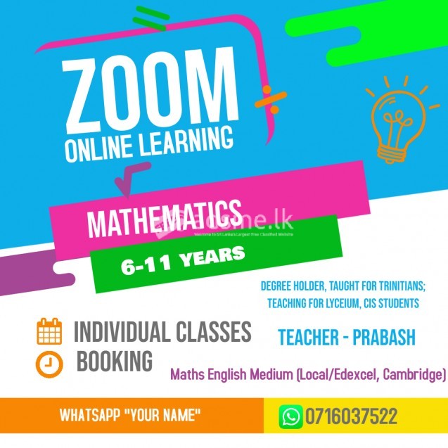 Maths classes for students (Edexcel, Cambridge, Local)