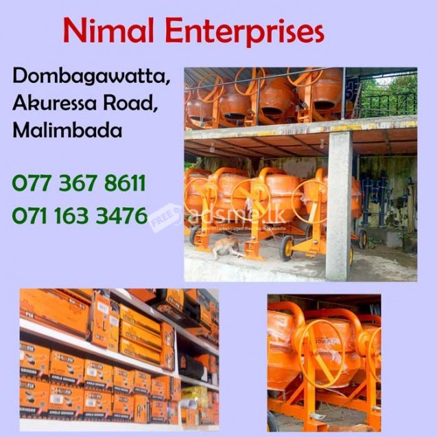 Concrete Mixers Matara - Nimal Enterprises.