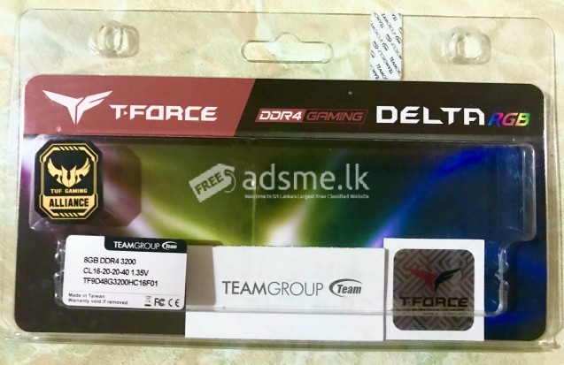 Asus T force tuf gaming DDR4 Argb 8gb ram