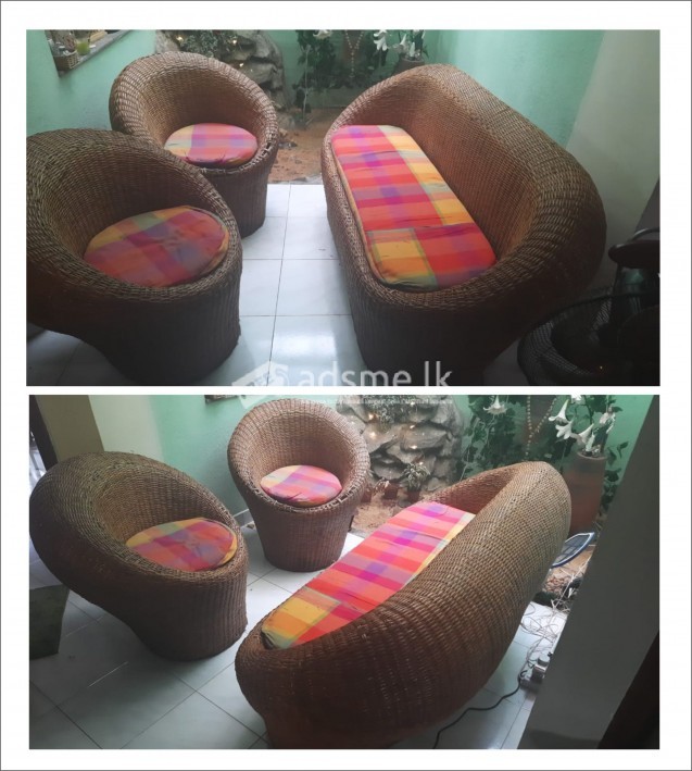 Malaysian Cane chair set