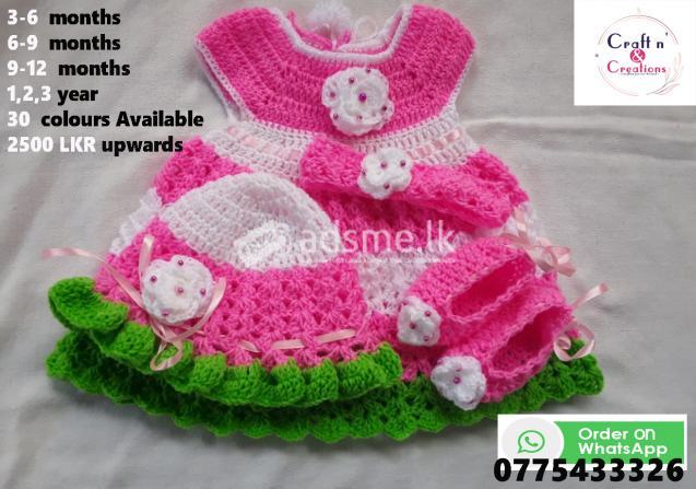 Wool knitted dress, hats, jersey, shoes for your baby girl  boy
