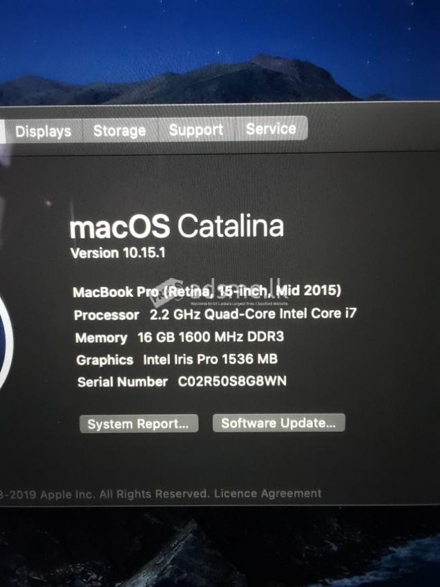 mac book pro 2015 for sale