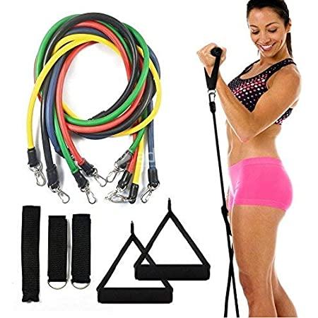 Premium Resistance Bands Set - 11 Piece