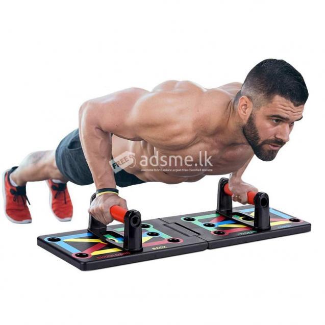 Foldable Push-up Board Stand Fitness Workout Gym Chest Muscle Training Fitness