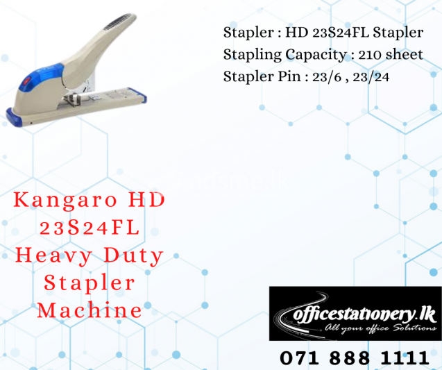 23S24Fl Kangaro Stapler Machine