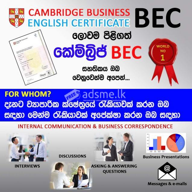 Cambridge Business English Course for Adults