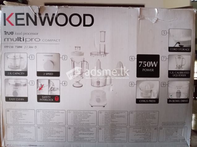 Kenwood Food Processor FPP230 - 750W - 2.1Ltr
