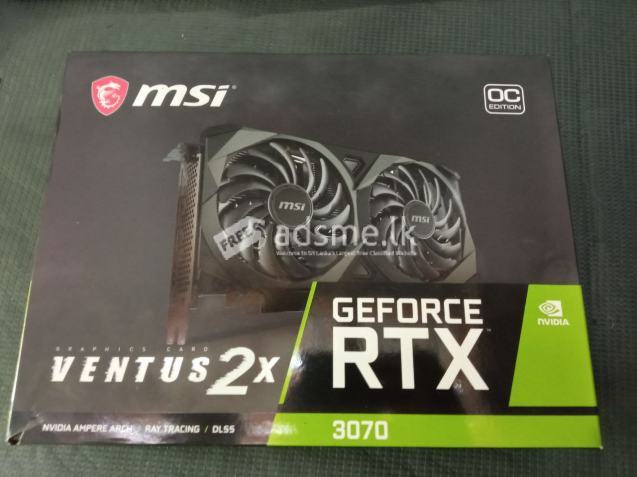 MSI RTX 3070 Ventus 2x 8GB GDDR6 Non LHR VGA