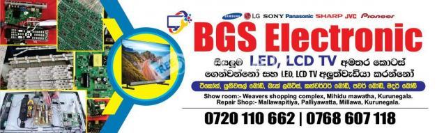 LCD LED Tv repairs Kurunegala/ BGS Electronic