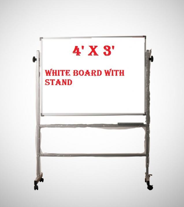 White board with stand 4x3