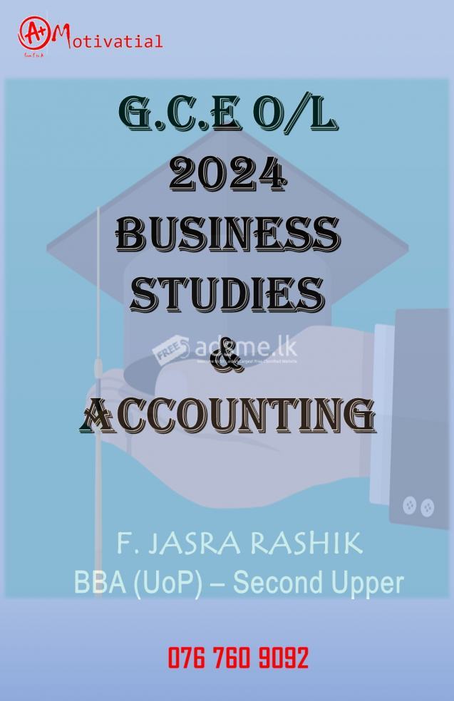 2024 G.C.E O/L Business Studies & Accounting (Grade 10)