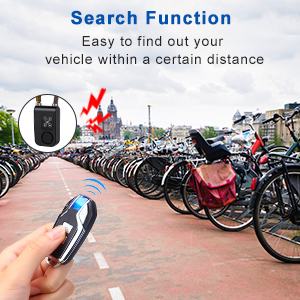 Bike alarm lock