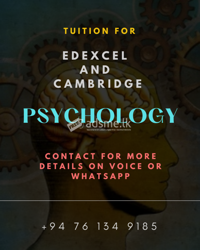 Tuition for Edexcel & Cambridge GCSE | AS |A Levels - Psychology