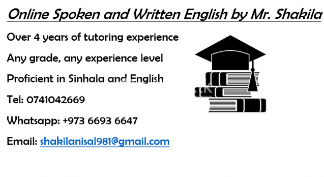 Online Spoken and Written English Classes