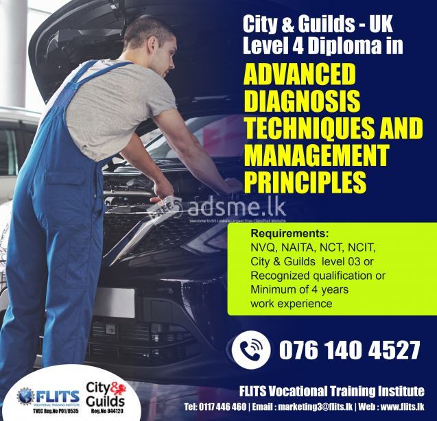 City & Guilds - UK Level 4 Diploma in Advanced Vehicle Diagnostics and Management Principles