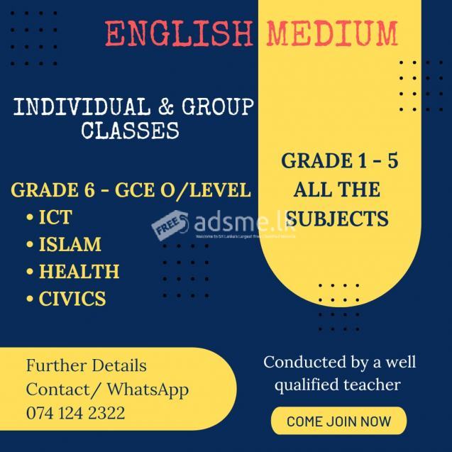 Classes around Dehiwala