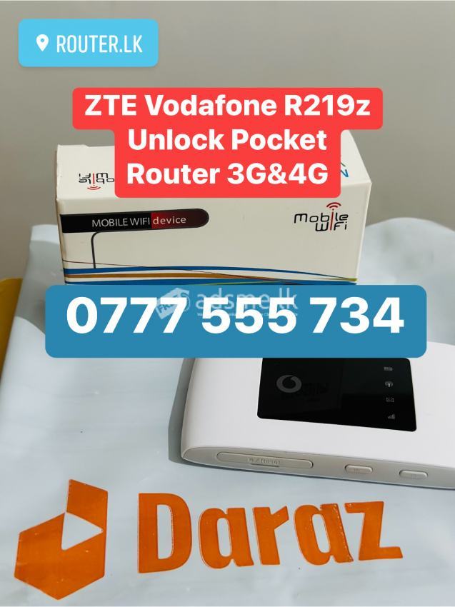 ZTE Vodafone R219z Unlock Pocket Router 4G All sim 150Mbps