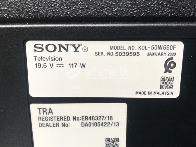 Sony Bravia 50 inch Smart TV