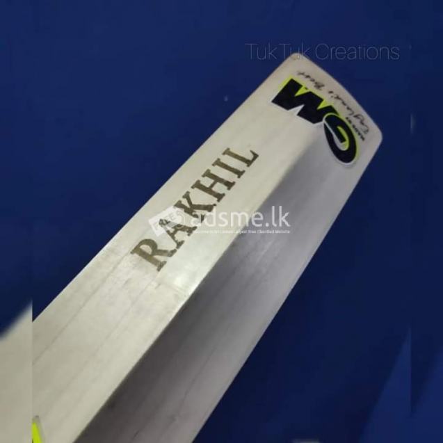 Team Logo, Name Logos Printing On Bat
