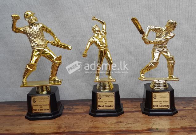 Sports trophys action cups