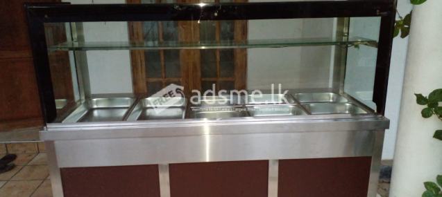 Bain Marie Food Display hot Cabinet